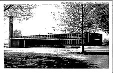 Postcard New Hopkins Academy Hadley Massachusetts MA 7-12 Grade Rare picture