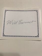 Will Barnet Artist Author Signed Bookplate Autographed New  picture