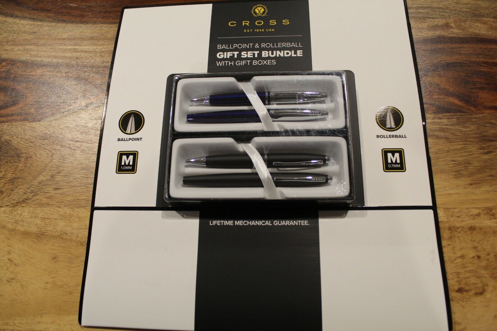 New/Sealed CROSS CALAIS Gift Set Bundle (2) Ballpoint & Rollerball Pen Sets