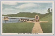 Whitingham Vermont~Harriman Dam & Monument~Vintage Postcard picture