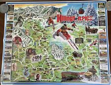 KILLINGTON-PICO VERMONT Poster Map of Ski Areas & Businesses (30.5”x 24.5”) 2017 picture