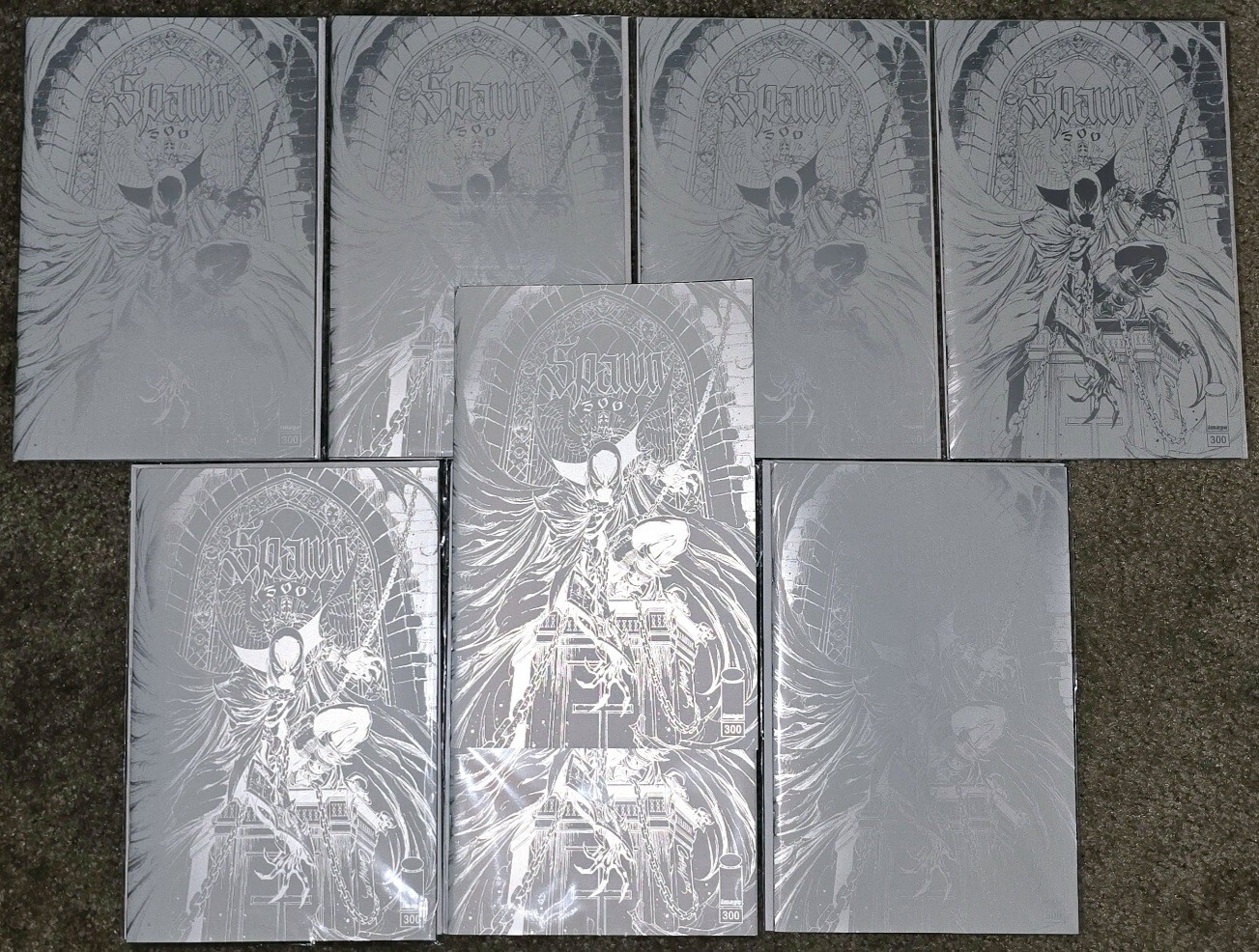 2024 Spawn 300 NM MX LA MOLE NEGATIVE FOIL SILVER SKETCH J Scott ...