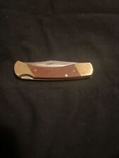 SCHRADE UNCLE HENRY MADE IN USA MAC TOOLS WOOD JUMBO LOCKBACK KNIFE LB7 NICE picture