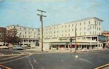 Ocean City NJ New Jersey Lincoln Hotel Restaurant 1950s Vtg Postcard B4 picture