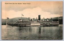 eStampsNet - Steamer Robert Fulton Hudson River Line Postcard Ships picture