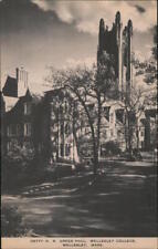 Hetty H.R. Green Hall,Wellesley College,MA Norfolk County Massachusetts Postcard picture
