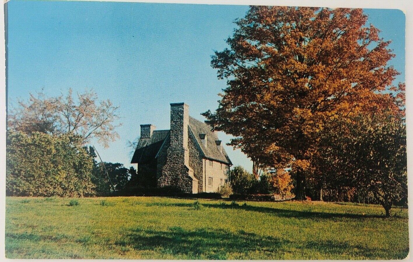 Vintage Guilford Connecticut CT Henry Whitfield State Historical Museum 1957