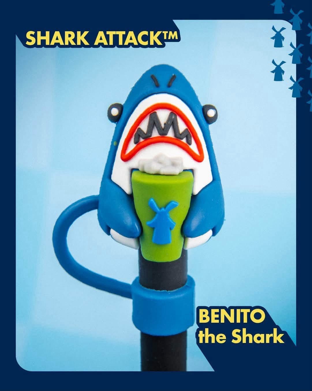 Dutch Bros Benito The Shark Topper / Charm September 29 2026 Dutch Bros Benito The Shark Topper / Charm September 29 2026