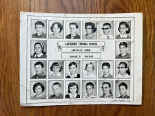 Salisbury Central School Class Photo 1962-63  Lakeville, Ct  Rare picture