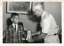 1967 Fort Benning Francisco Linan Medal Ceremony Photo 5x7 picture