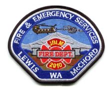 Joint Base Lewis McChord Fire Department USAF Military Patch Washington WA picture