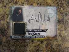 Jericho Pieceworks/Autograph Card Kenneth Mitchell as Eric Green PWA3 picture