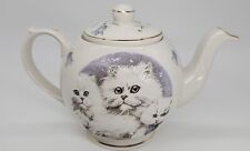 Crown Dorset Teapot Fine China Kitten Cats 4.5