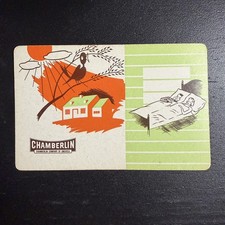 Chamberlin Furniture Advertising Single Swap Playing Card, Green -c. 1930s  picture