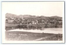 c1940's River Side View of Barnet Vermont VT RPPC Photo Unposted Postcard picture