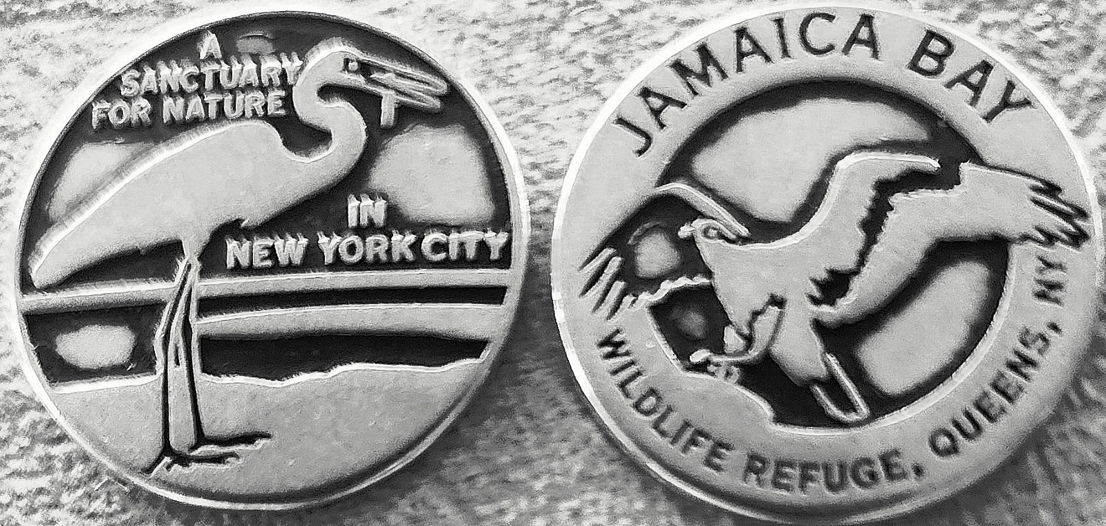 JAMAICA BAY WILDLIFE REFUGE - NATIONAL PARK TYPE TOKEN - NEW YORK CITY 