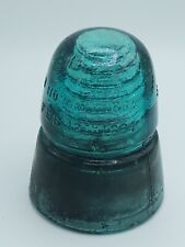 W. BROOKFIELD 45 CLIFF St N.Y. GLASS INSULATOR. Cd145. Very nice. No chips. picture