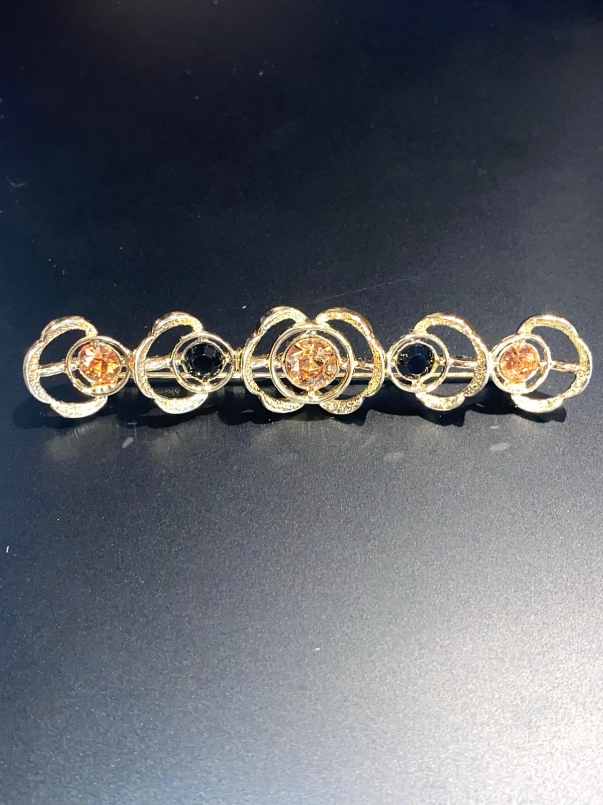 Vintage Sarah Coventry Rhinestone Bar Brooch Vintage Sarah Coventry Rhinestone Bar Brooch