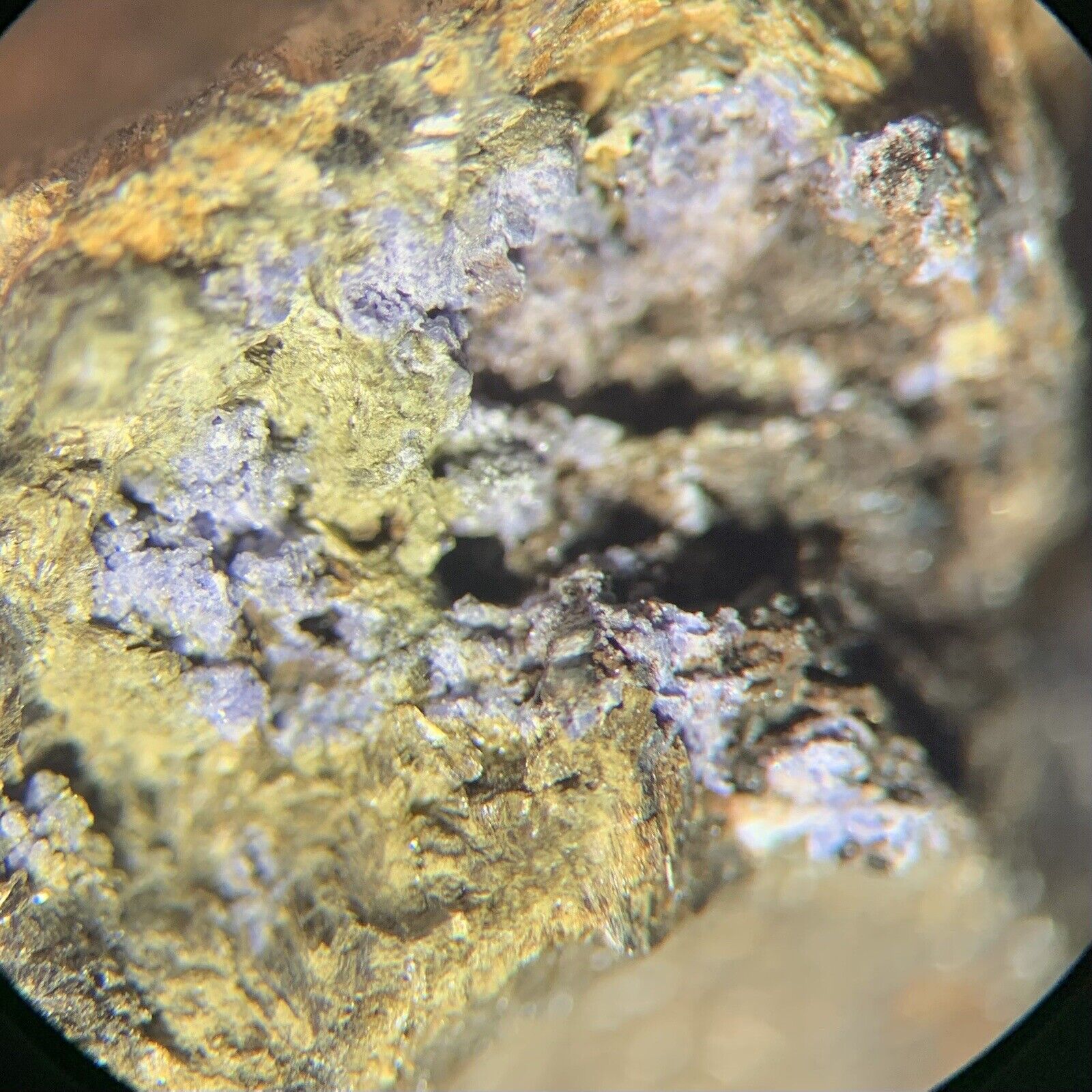Rare Purpurite & Rockbridgeite Crystals Fletcher Mine N Groton New Hampshire USA