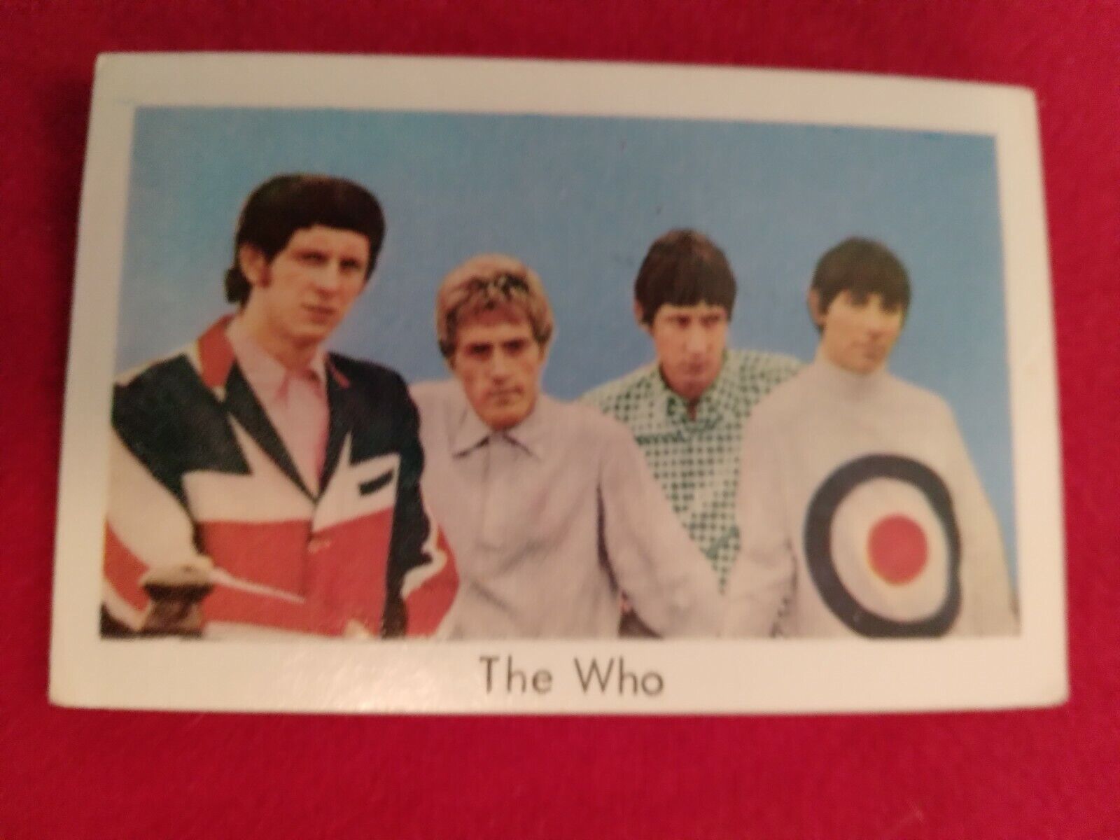 1965-68 Dutch gum card Pop Series The Who pete townshend roger daltry ROOKIE 