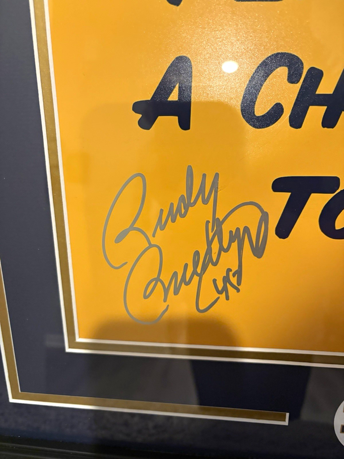 Rudy Ruettiger Signed Rudy Ruettiger Signed