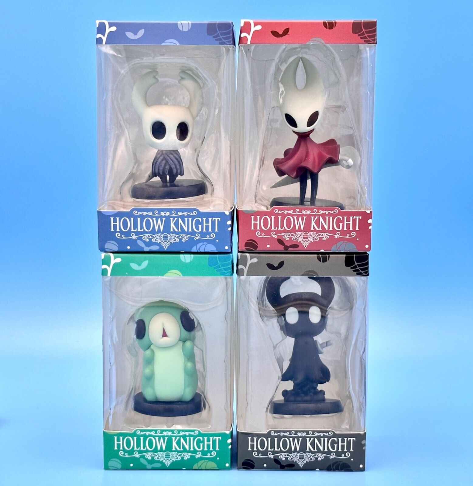 Hollow Knight Silk Song Mini Figure Set of 8 Hornet Grub Shade Statue Figurines