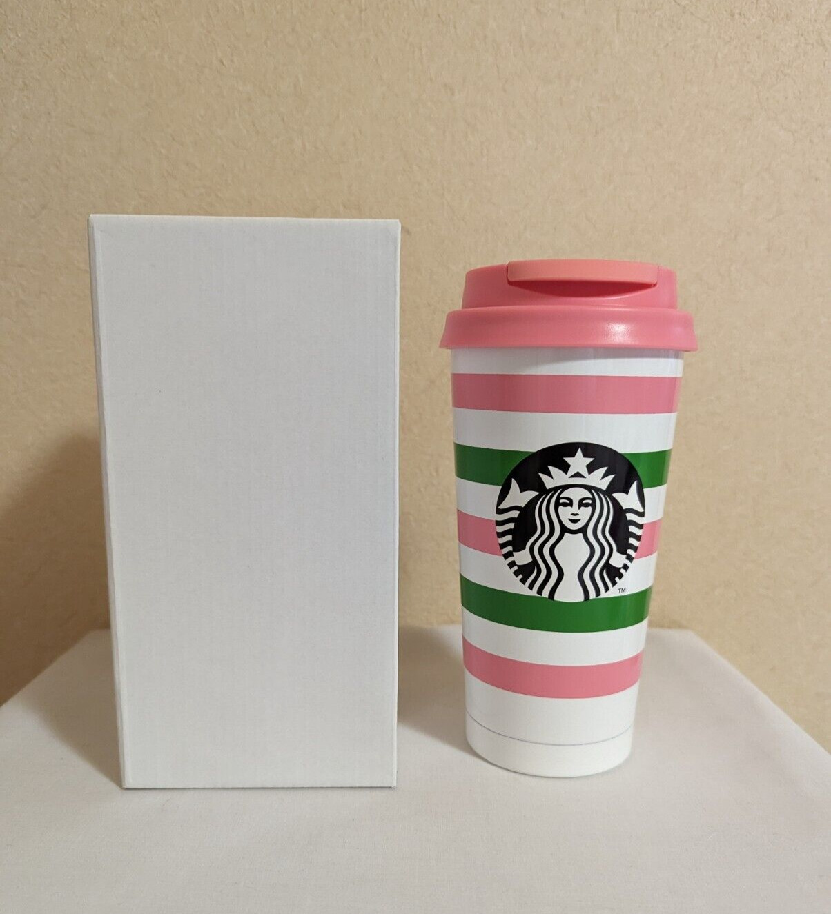 Starbucks × Kate Spade New York Stripes Stainless Steel Tumbler 473ml Japan NEW