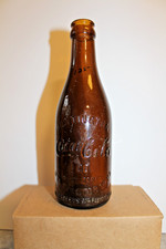 SCARE AMBER COKE COLA BOTTLE HUNTINGTON WEST VIRGINIA picture