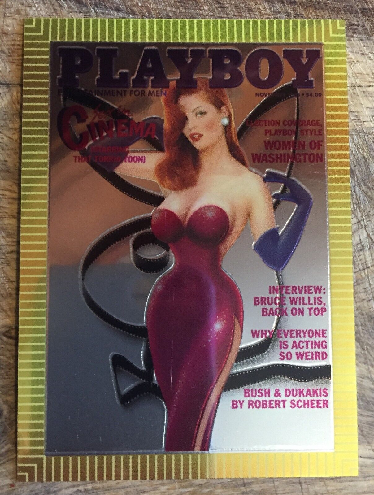 1995 Playboy Chromium Covers Series 2 / JESSICA RABBIT #185 NM-MT Laura Richmond