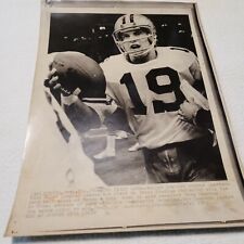 Clint Longley 1974 Thanksgiving Day Win Press Photo First Win Comeback Redskins picture