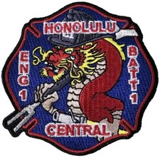 Honolulu Fire Dept.-Central, Station01 Patch 3 Inch picture
