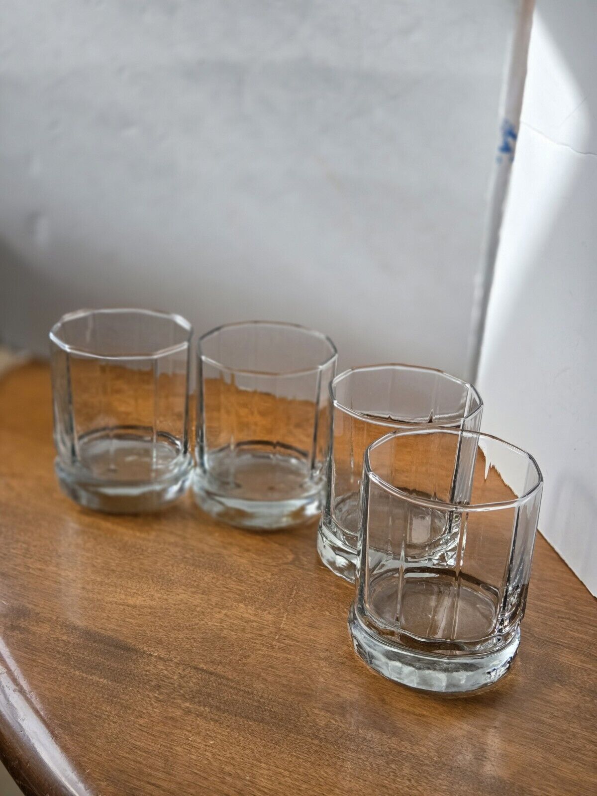 Anchor Hocking Essex Clear Double Old Fashioned Glasses Set Of 4 