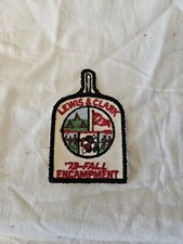 1973 Lewis & Clark Fall Encampment Boy Scouts of America BSA Embroidered Patch picture