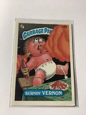 VINTAGE 1987 Topps Garbage Pail Kids Trading Card #317b-Burnin' Vernon picture