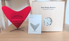 Vitra Miniatures Verner Panton Heart Cone Chair 1/6 Pink Near Mint Rare picture