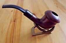 Sherlock Holmes Calabash Brown Wood Tobacco Pipe With Filter & Pouch  picture