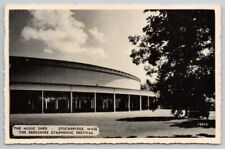 Stockbridge MA Mass Music Shed Berkshire Symphonic Festival  Vintage Postcard $B picture