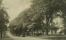 Main Street Williamstown Massachusetts Town Scene 1914 Sepia Tone Postcard 4932 picture