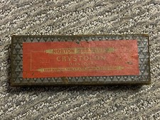 Vtg. Norton Abrasives Crystolon Oilstone Course & Fine 6