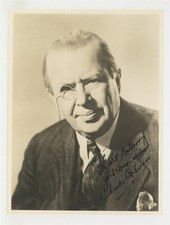Charles Coburn 1948 Signed Inscription Photo 8x6 Academy Award Actor Portrait  picture