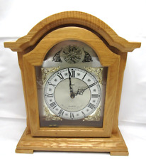 Tempus Fugit Westminster Chime Pearl Quartz Movement Mantel Table Clock picture