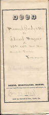 1857 York PA Historic Document Samuel Rudy Smyser DEED with IRS CONVEYANCE STAMP picture