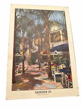 Rare Vintage Menu Bakersfield Inn Long Gone California  picture