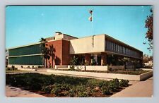 Bakersfield CA-California, City Hall, Administrative Depts, Vintage Postcard picture