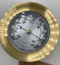 Vintage Chelsea Newport Ships Bell Brass Barometer 5.5” picture