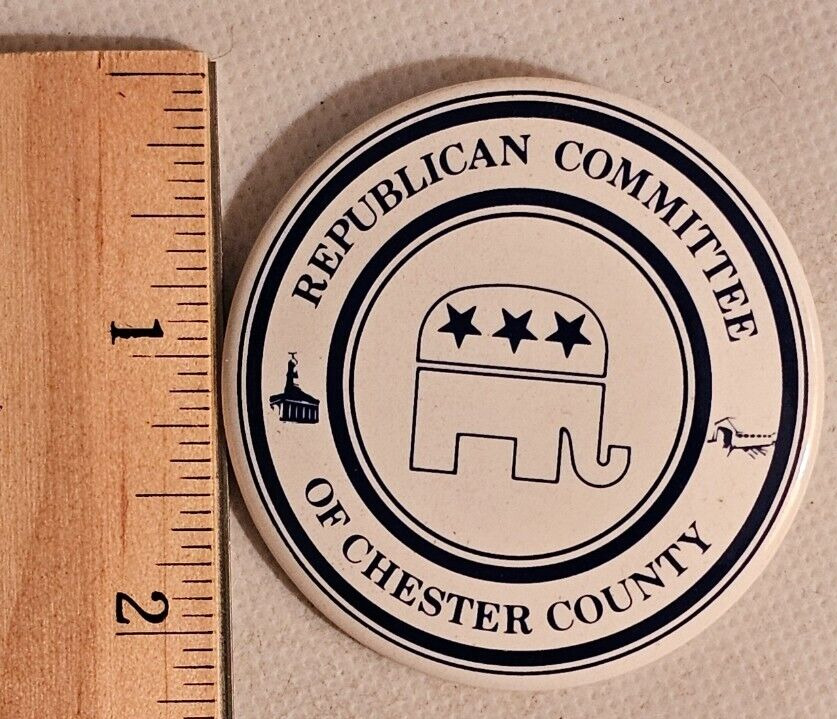 Republican Committee Of Chester County Pinback Button