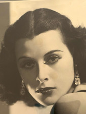 Hedy Lamarr RARE  10X13 Double Weight Stamped COBURN ON Back Sexy Image WOW picture