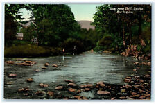 c1910 Scene From River Wey's Bridge Big Indian Unposted Antique Postcard picture
