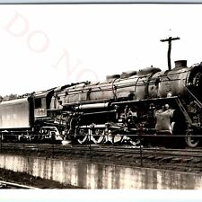 1935 Middletown, NY NYO&W 457 Locomotive RPPC N.Y. Ontario & Western Railway A49 picture