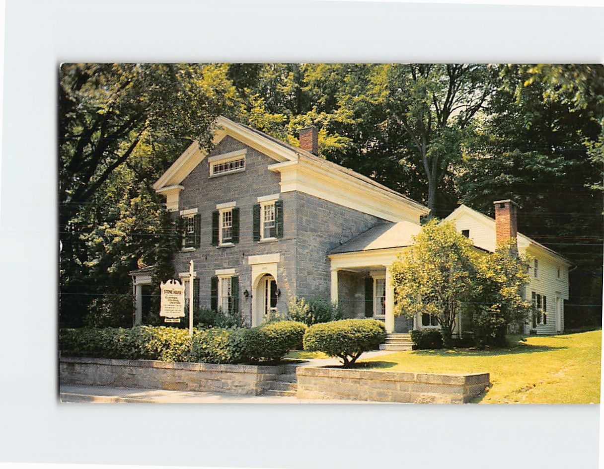 Postcard The Old Stone House North Brownington Vermont USA Postcard The Old Stone House North Brownington Vermont USA